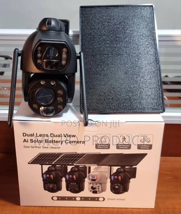 Optical Zoom Solar-Powered Dual Lens Camera · Photo 1