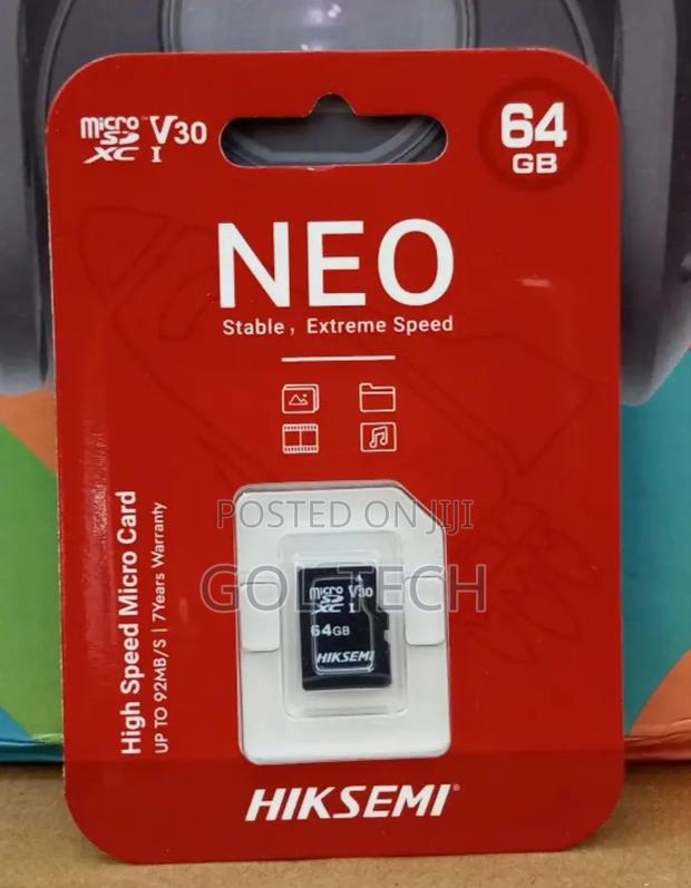 64gb Memory Card Hikvision Neo Stable Extreme Speed · Photo 1
