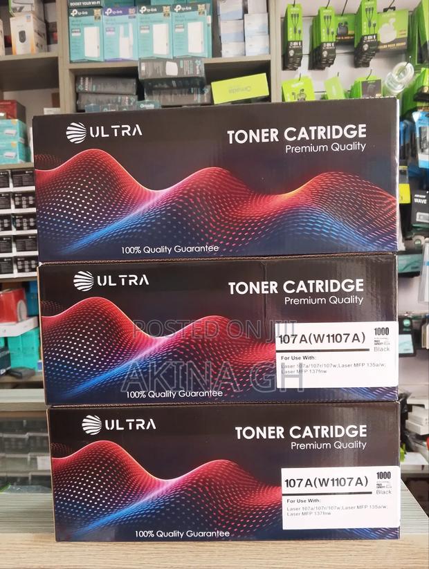 Ultra Premium Toner Cartridge 107a (W1107a) for Laserjet M107a · Photo 1