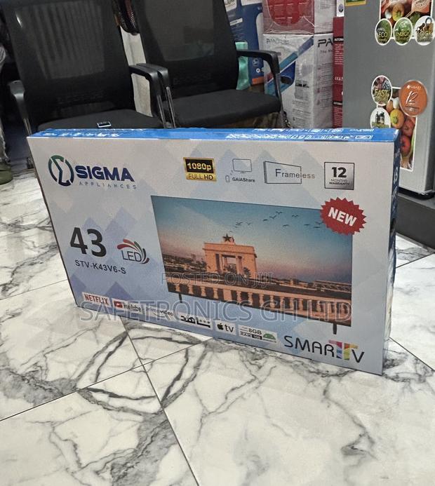 Get Approved Smart FHD Led 43 Inch Display Sigma (Sig-K43v6-S) Tv · Photo 1