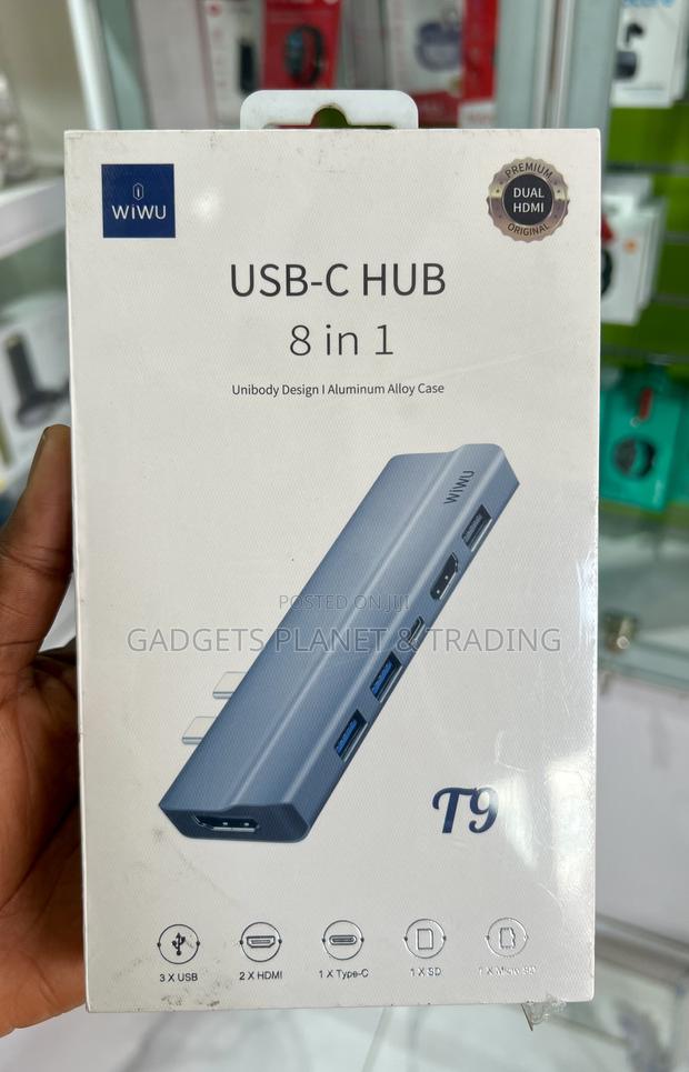 Wiwu 8-in-1 Usb-C Hub Docking Station - T9 · Photo 1