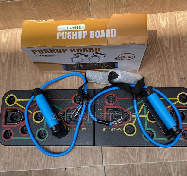 Push-Up Board With Resistance Bands · Photo 1
