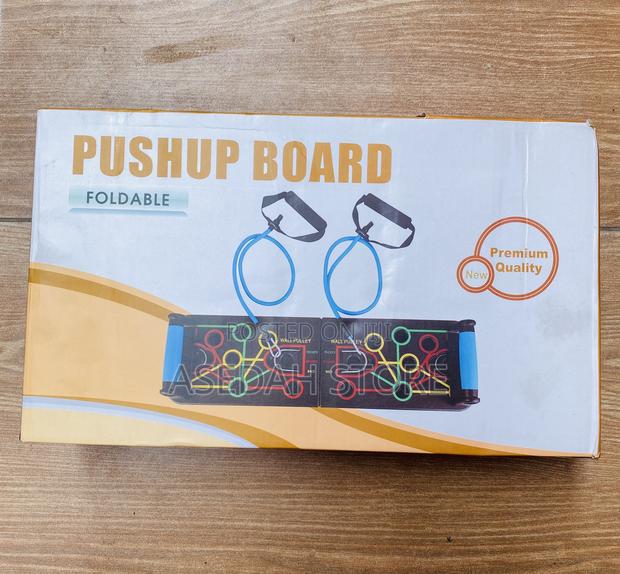 Push-Up Board With Resistance Bands · Photo 2