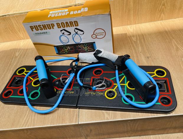 Push-Up Board With Resistance Bands · Photo 3