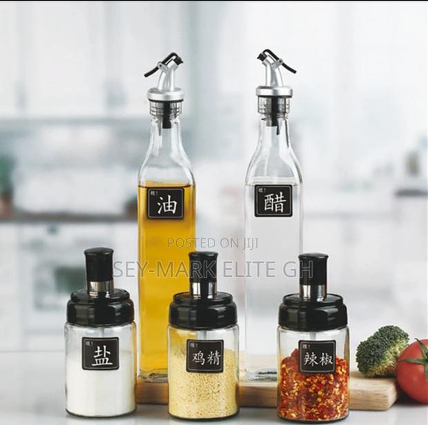 5pcs Set Oil Jars Spice Containers · Photo 1