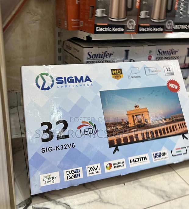 Super Powerful Sigma Black 32 Inch Full Hd Led Sig-K32v6black Tv · Photo 1