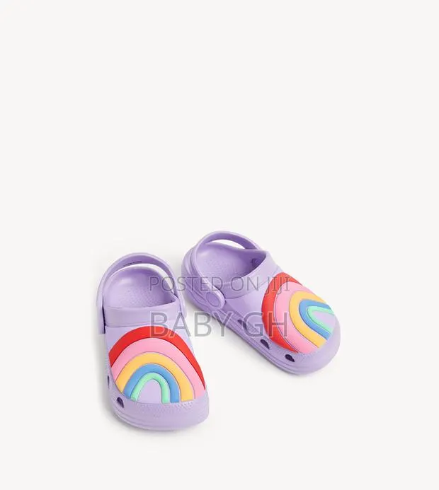 M S Purple Rainbow Crocs · Photo 2