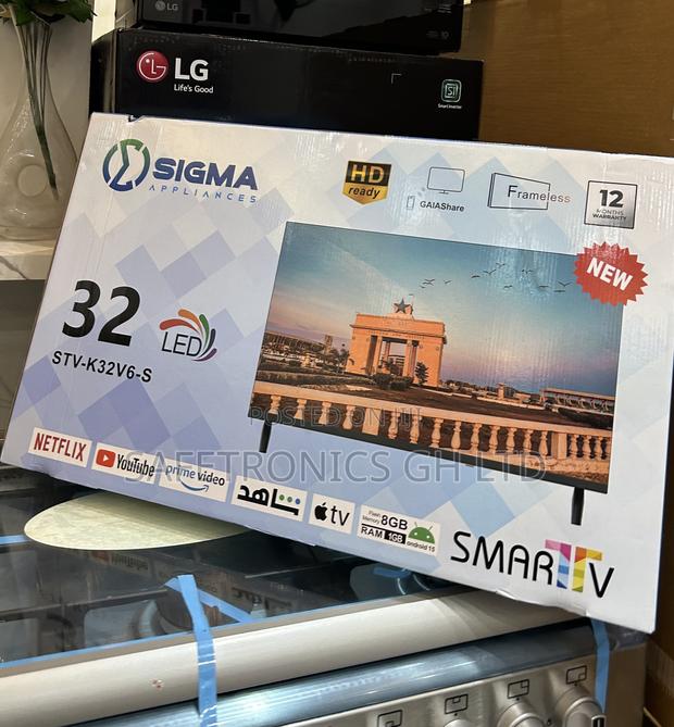 Original Best Sigma Smart Full Hd Sig-K32v6-S Led Clear 32 Inch Tv · Photo 2