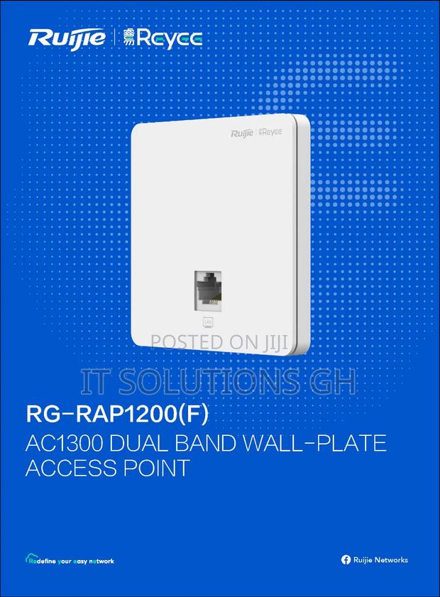 Rg-Rap1200(F) Ruijie Wall Access Point · Photo 1