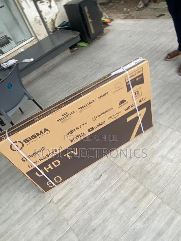Sigma 50-Inch Frameless Uhd Smart Television With Netflix Youtube · Photo 1