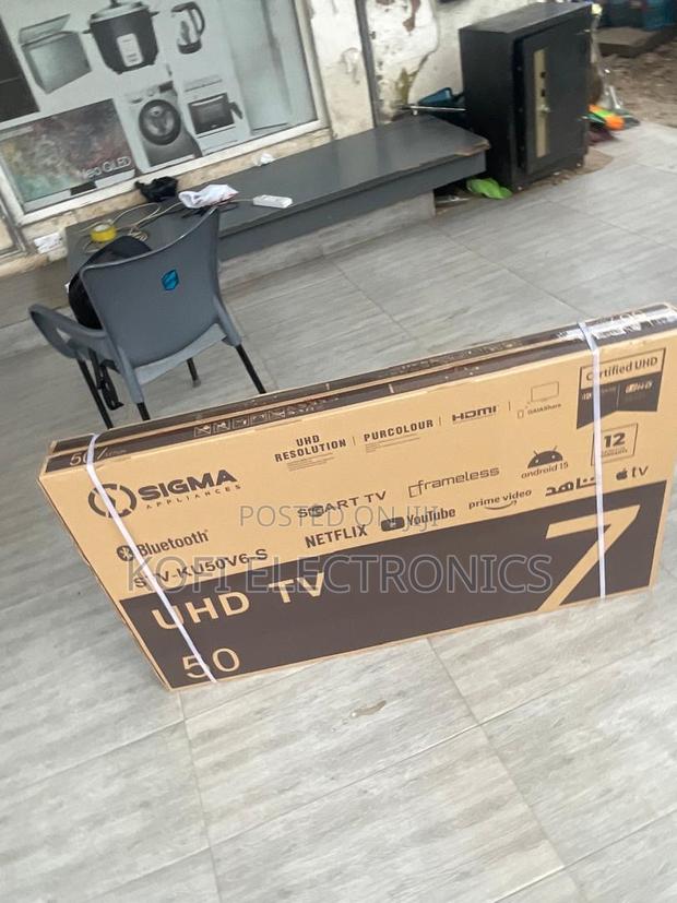 Sigma 50-Inch Frameless Uhd Smart Television With Netflix Youtube · Photo 2