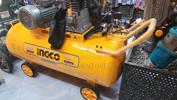 Ingco 200 Litres Air Compressor - Belt Driven · Photo 1