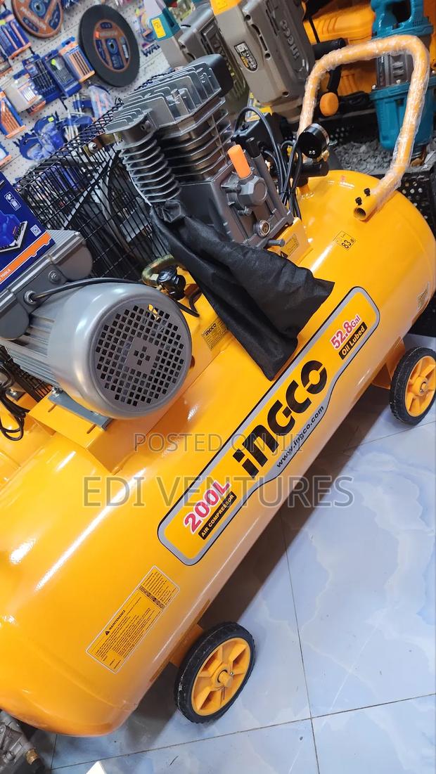 Ingco 200 Litres Air Compressor - Belt Driven · Photo 4