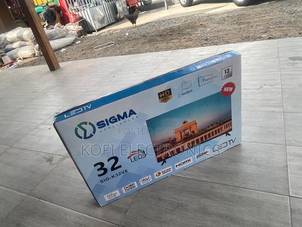 Sigma 32” Led Hd Tv Modern Look, Sharp Picture · Photo 1