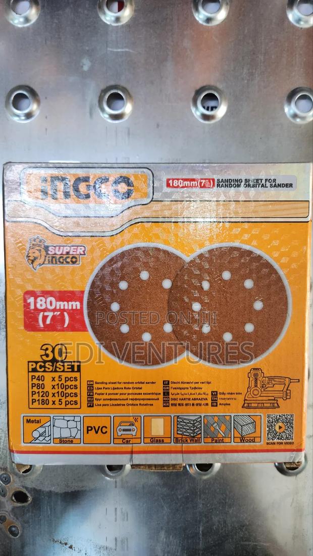 Sanding Sheet for Round Sander Inches- 39 Pieces · Photo 2
