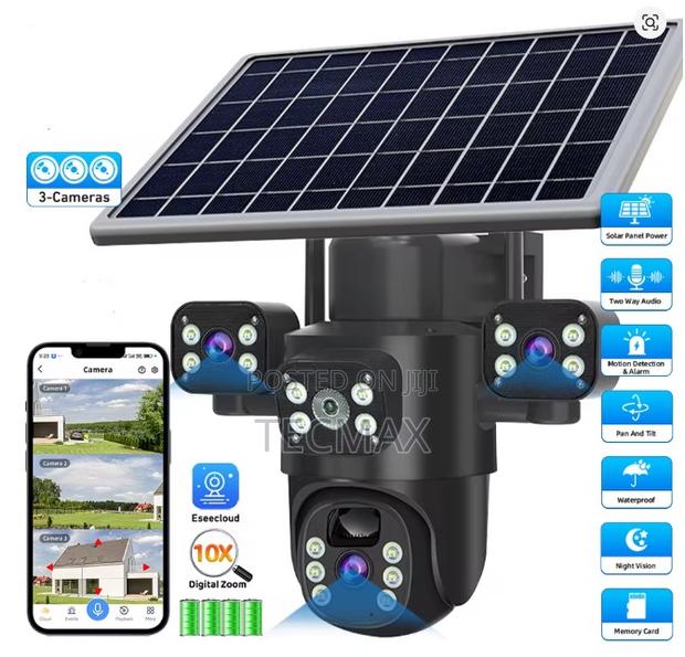 3 Lens 4g Solar Security Camera · Photo 1