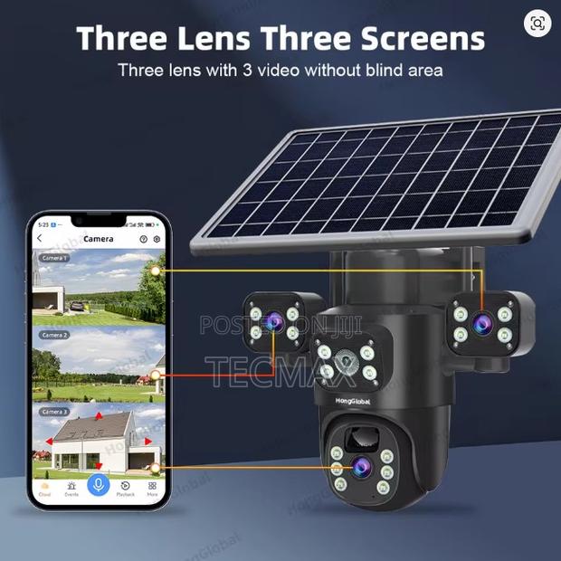 3 Lens 4g Solar Security Camera · Photo 2