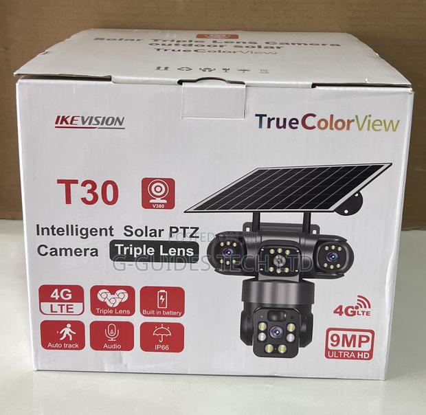 T30 Intelligent 4g Solar PTZ Camera Triple Lens, 3lens 4g Solar Camera · Photo 2