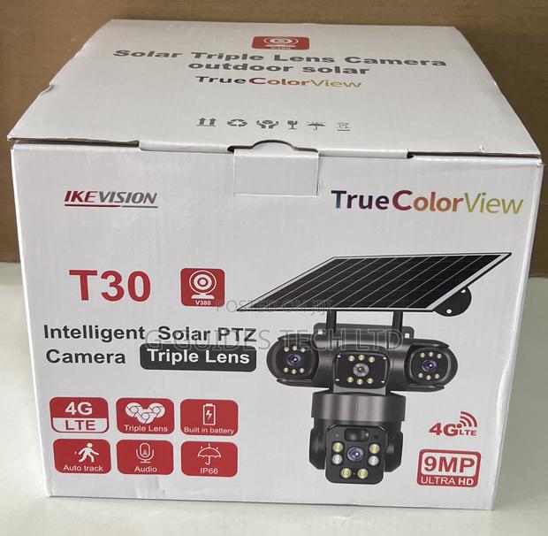 T30 Intelligent 4g Solar PTZ Camera Triple Lens, 3lens 4g Solar Camera · Photo 4
