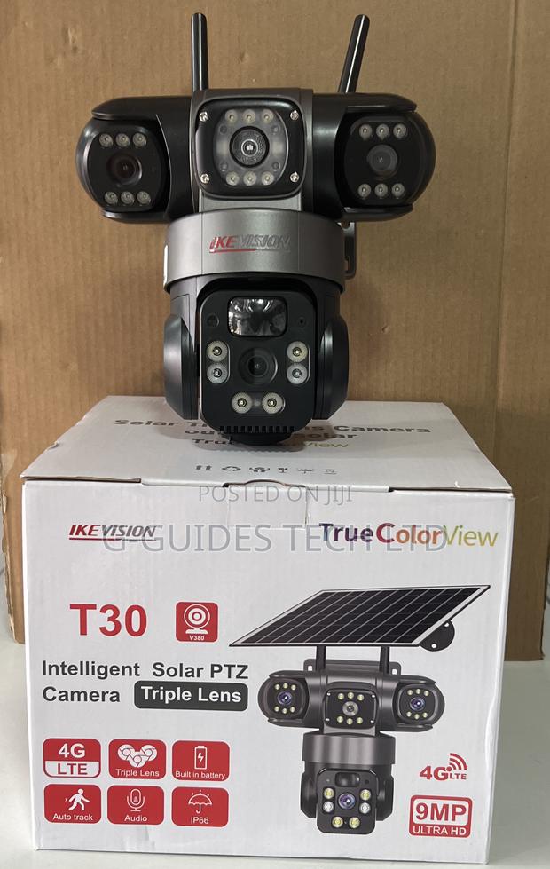 T30 Intelligent 4g Solar PTZ Camera Triple Lens, 3lens 4g Solar Camera · Photo 3