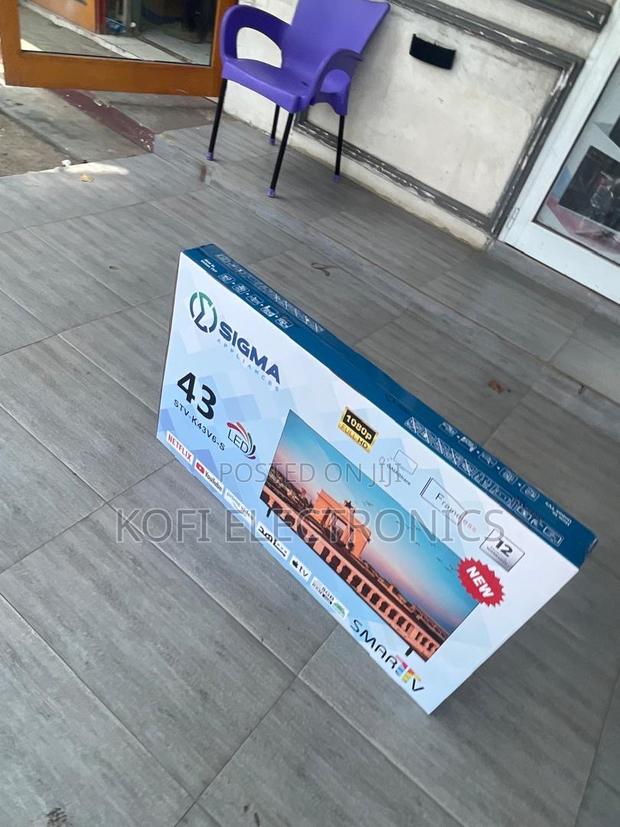 Sigma 43-Inch Smart Led Tv Remote Crystal-Clear Viewing Experience · Photo 1