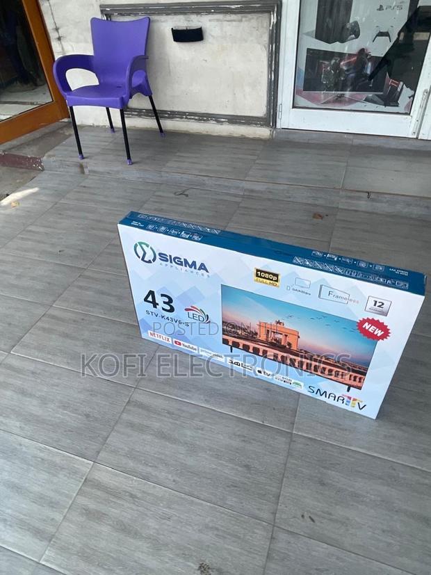 Sigma 43” Frameless Smart Television Perfect for Streaming and Gaming · Photo 1