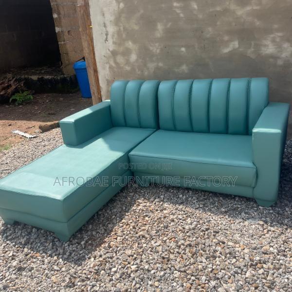 5 Seater Lshape Italian Leather Sofa · Photo 2