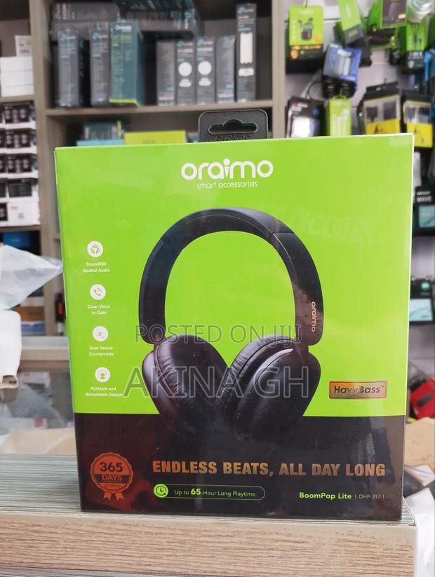 Oraimo Boompop Lite Bluetooth Headset Ohp-317 · Photo 1