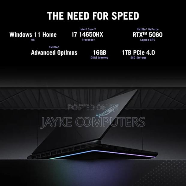 New Laptop Asus ROG Strix G16 G614 16GB Intel Core i7 SSD 1T · Photo 8