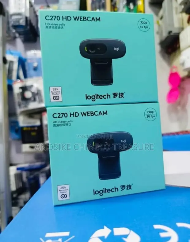 Logitech C270 HD Webcam 720p USB Webcam for PC Laptop · Photo 1