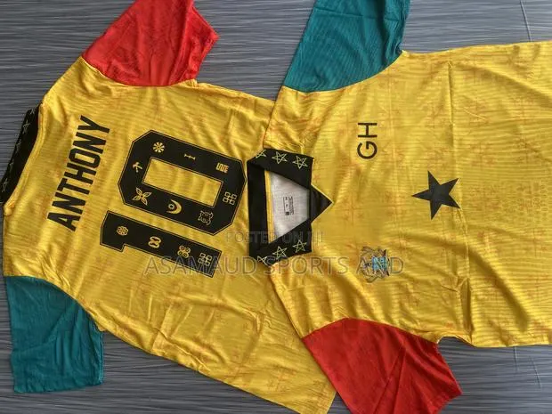 Authentic Retro Ghana Jersey Plus Customization · Photo 1