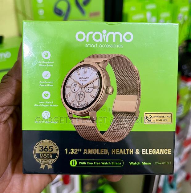 Oraimo Watch Muse 1.32” Amoled Ip68 Smart Watch - Osw-831n · Photo 1