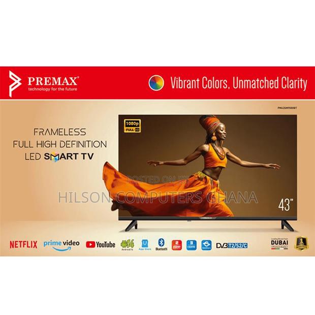 Premax 43′′ Frameless Smart Full Hd Led Tv Pm43sm9000bt · Photo 1