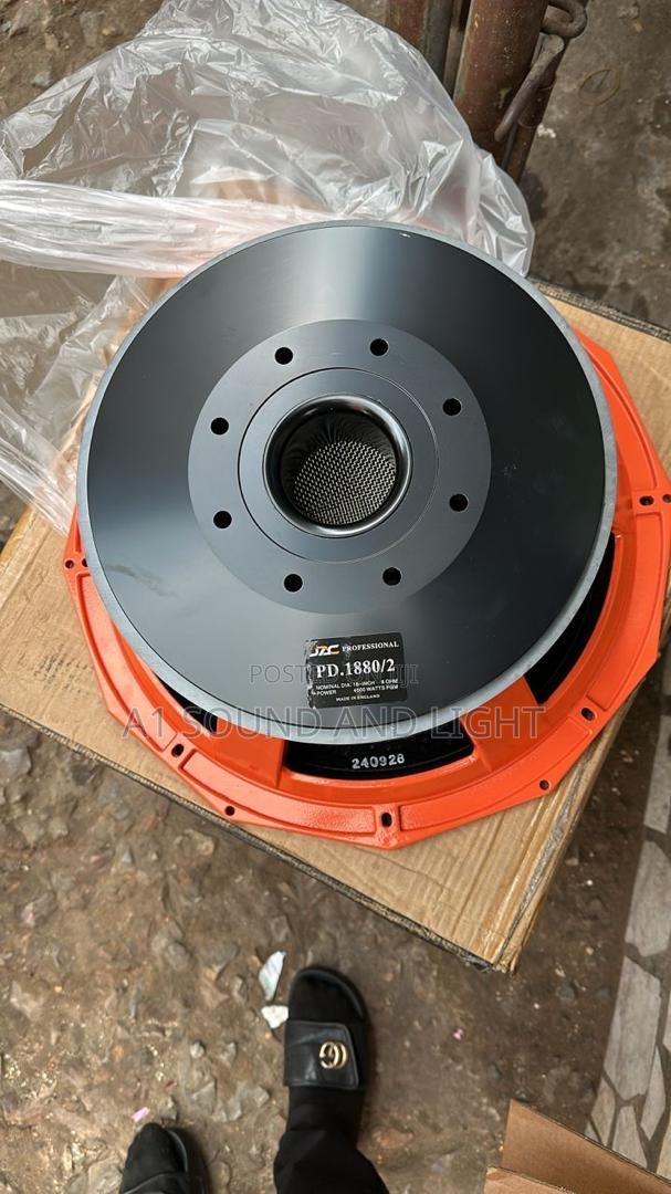 Jac 18” 4500watts Subwoofer Speaker - Pair [Pd.1880/2] · Photo 1