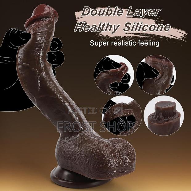 Soft Sexy Huge Dildo Realistic Penis. Big Dicks Double Layer Sillicon · Photo 6