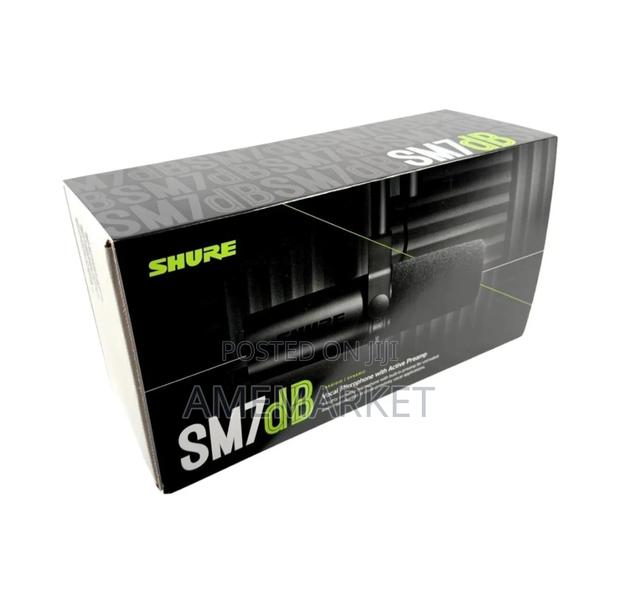 Shure Sm7db Dynamic Vocal Microphone for Streaming, Podcast, Recording · Photo 1