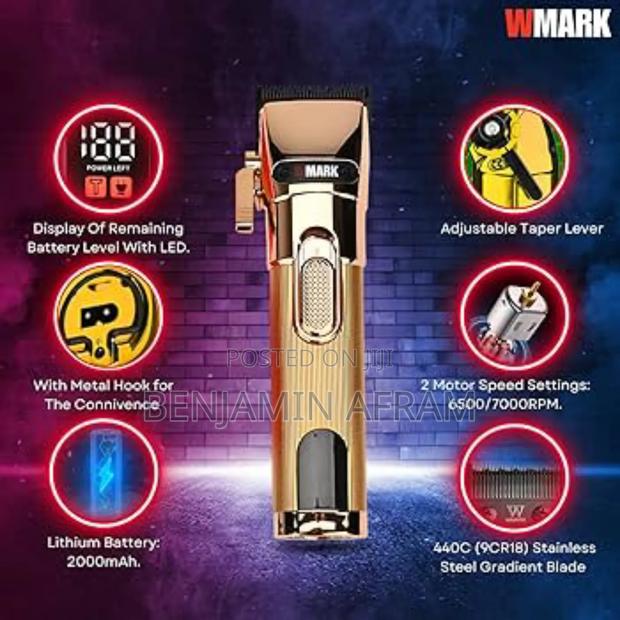 Wmark Power RMP Hair Clippers. High Speed Barbering Machine · Photo 5