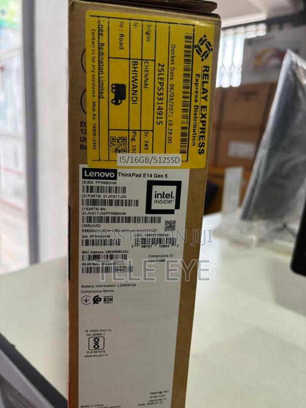 New Laptop Lenovo ThinkPad E14 Gen 5 16GB Intel Core I5 SSD 512GB · Photo 3