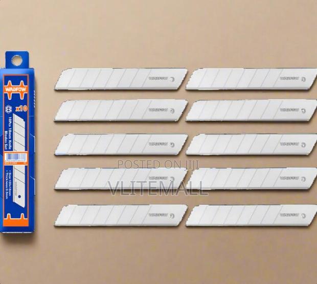 Wadfow 10 Pieces Snap-Off Knife Blades Set - Wmk1k09 · Photo 2