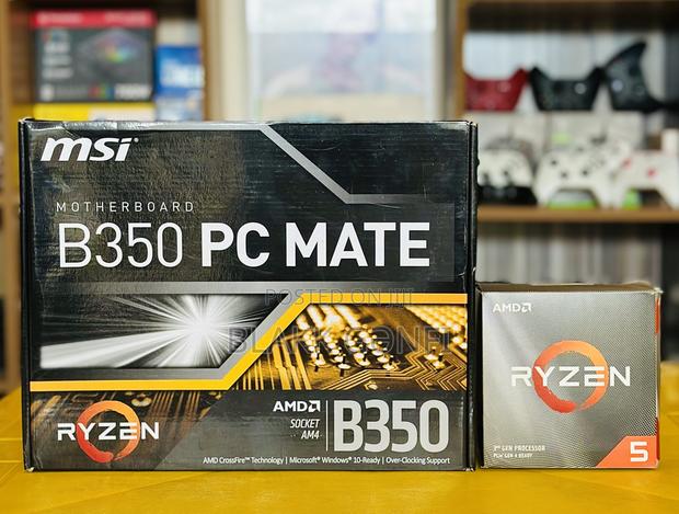 Ryzen 5 3400g Cpu+ Msi B350 Board+ Amd Cooler · Photo 2