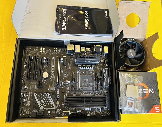 Ryzen 5 3400g Cpu+ Msi B350 Board+ Amd Cooler · Photo 1