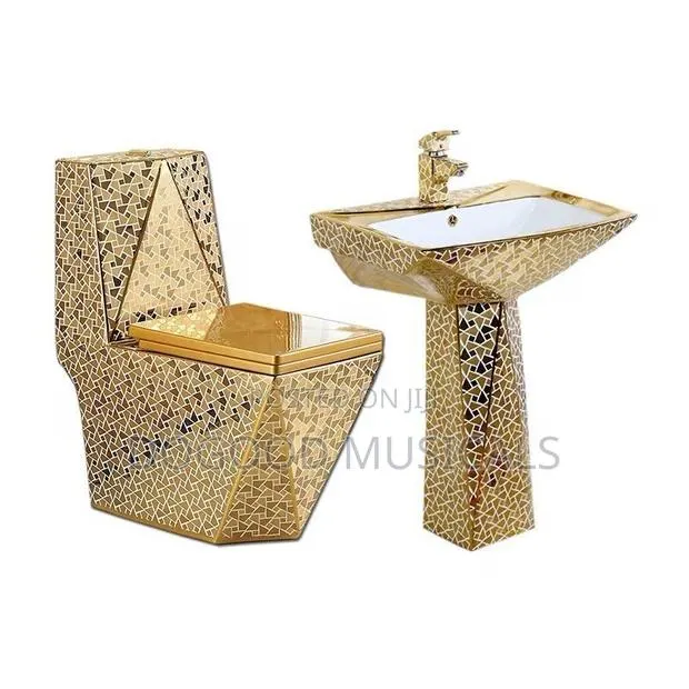 Gold Color Water Closet · Photo 1