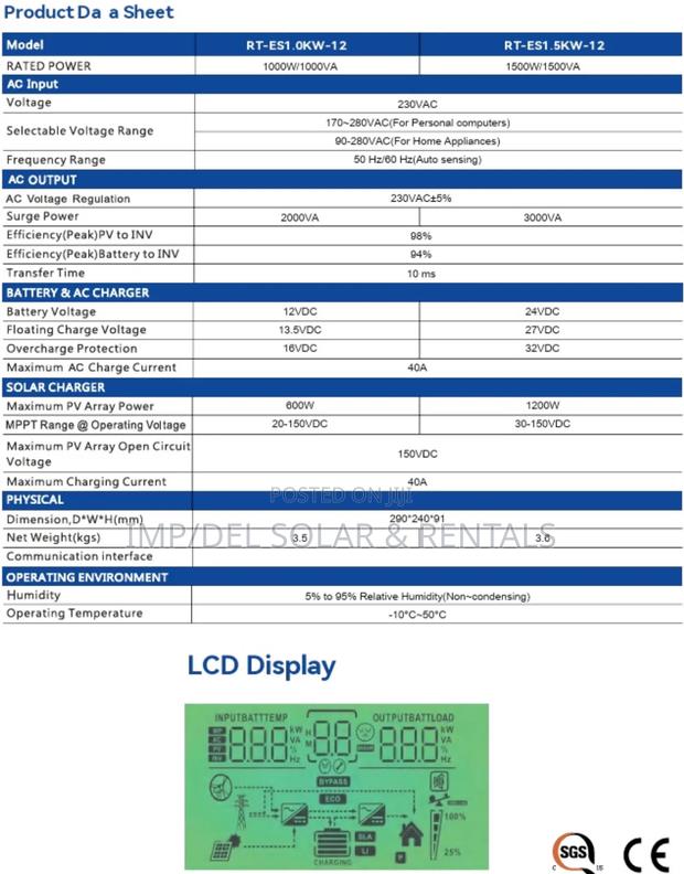 1.5kw 24v Hybrid Solar Inverter · Photo 5