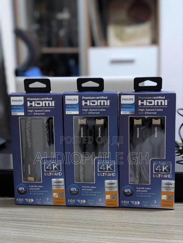 Philips 4ft Premium Hdmi Cable With Ethernet · Photo 1