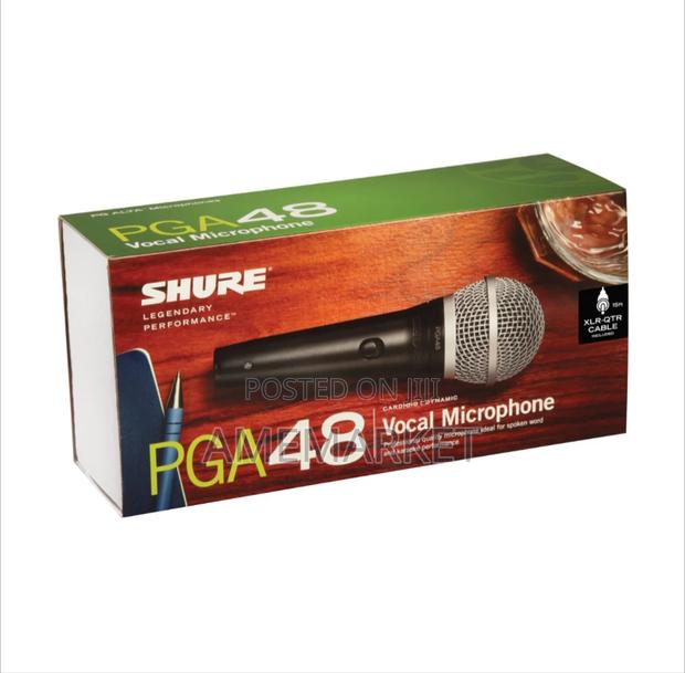 Shure Pga48 Cardioid Dynamic Xlr Vocal Microphone · Photo 1