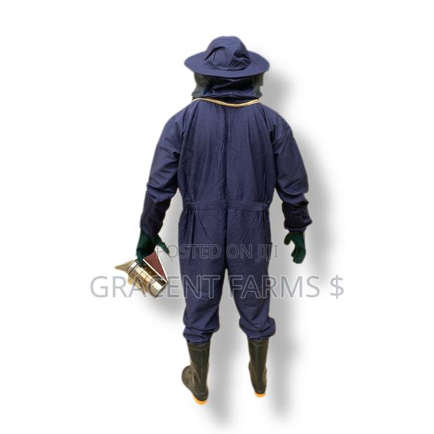 2-Zipper Navy Blue Cowboy Style Beekeepers' Jumpsuit With Gloves · Photo 3