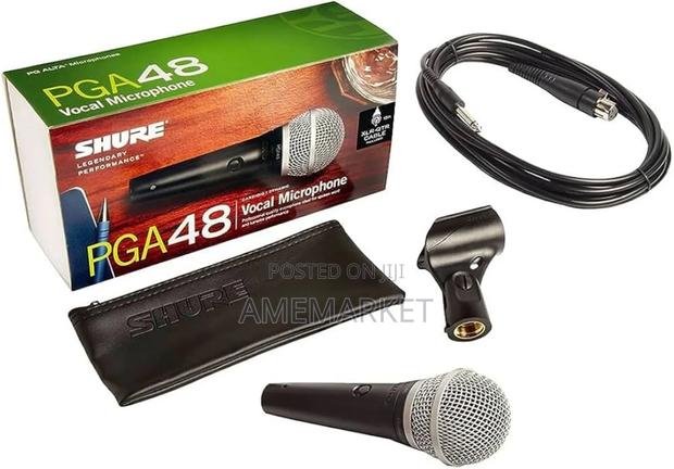 Shure Pga48 Cardioid Dynamic Xlr Vocal Microphone · Photo 2