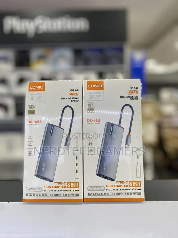 Ldnio Ds-16u Type-C Docking Station 6 in 1 · Photo 1