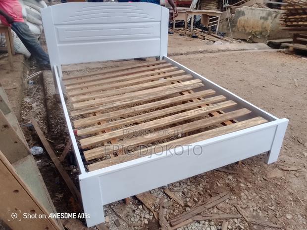 White Wooden Double Bed · Photo 2