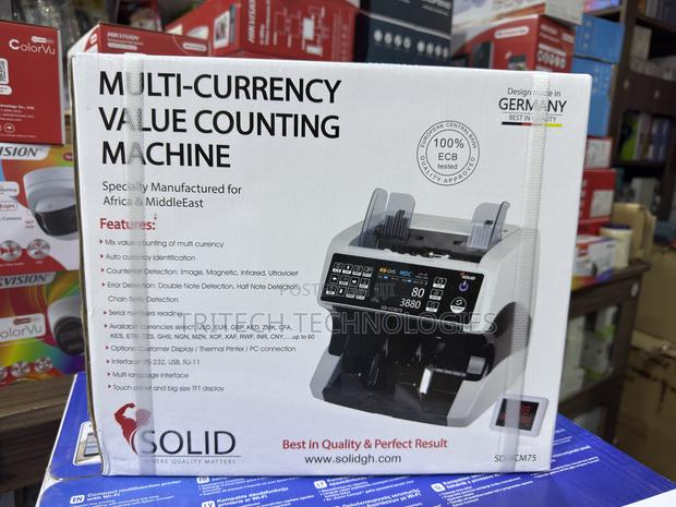 Solid Sd-Vcm75 Mix Value Counting Machine Multi-Currency · Photo 1